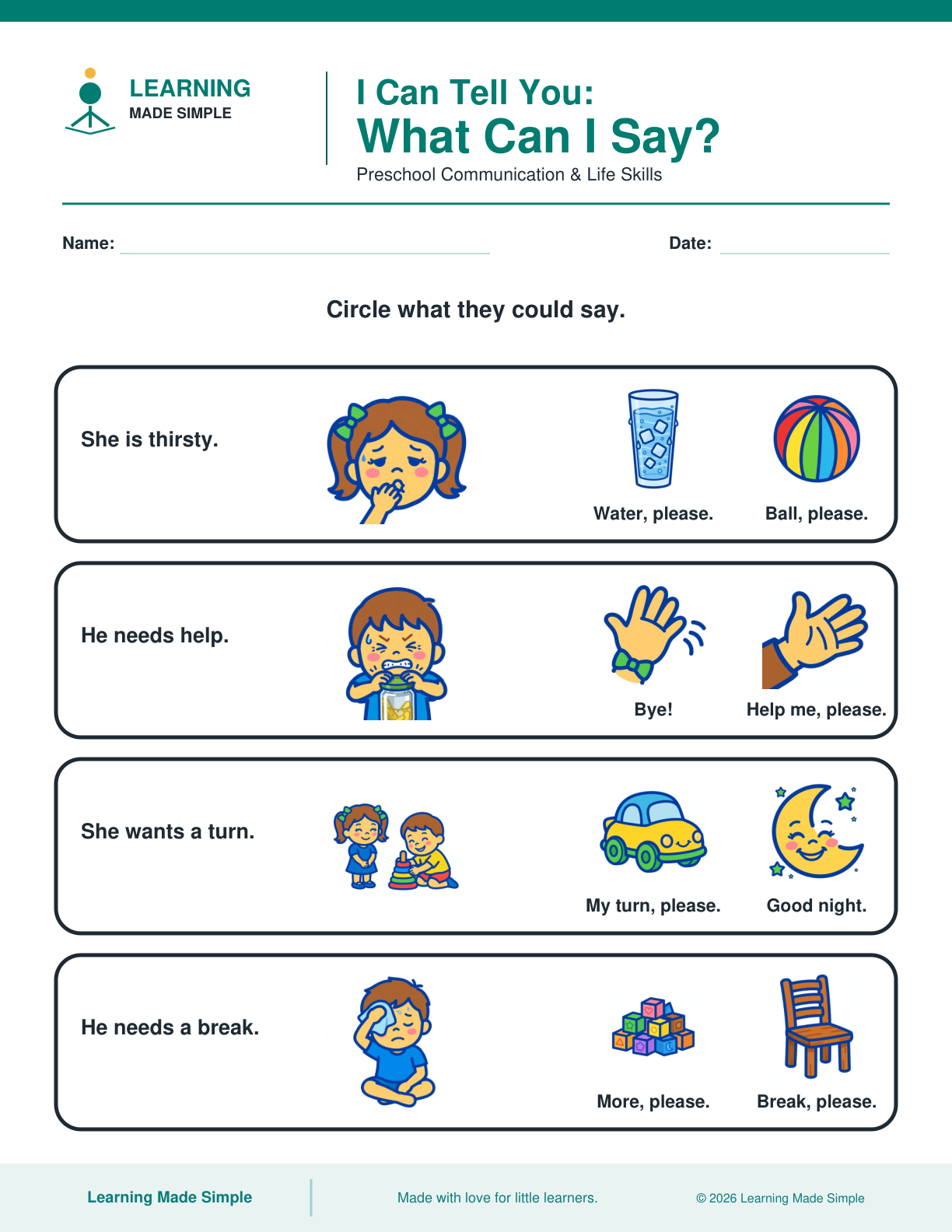 Preview of What Can I Say? from I Can Tell You