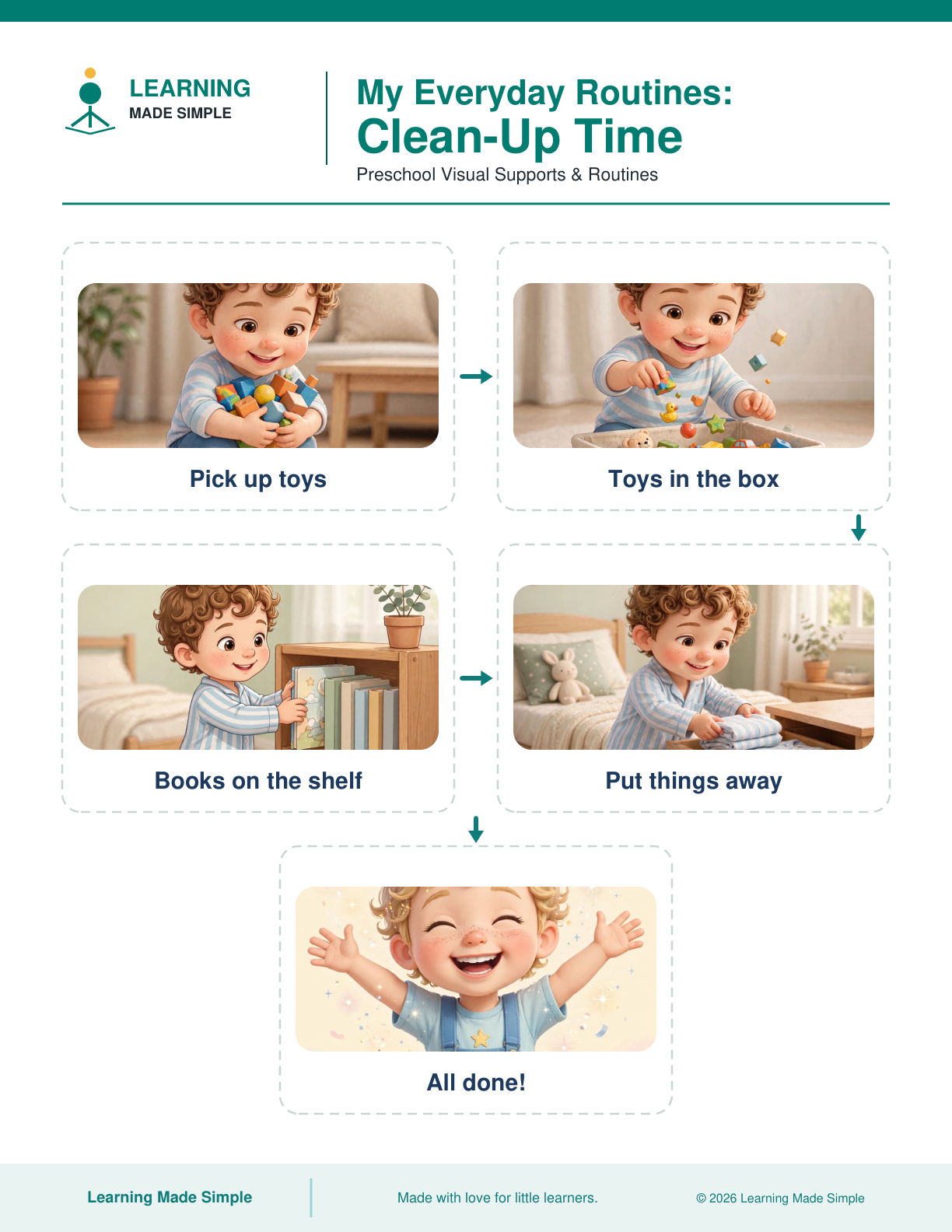 Preview of Clean-Up Time from My Everyday Routines