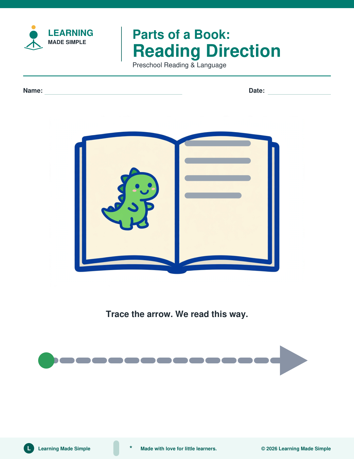 Preview of Page 4 from Parts of a Book