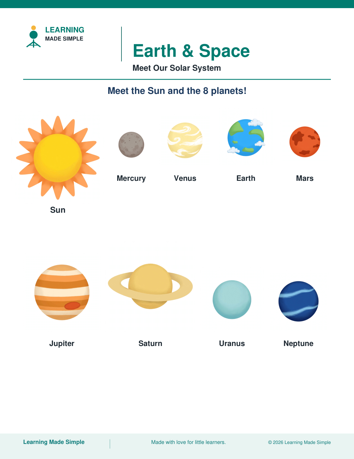 Preview of Meet Our Solar System from Earth & Space