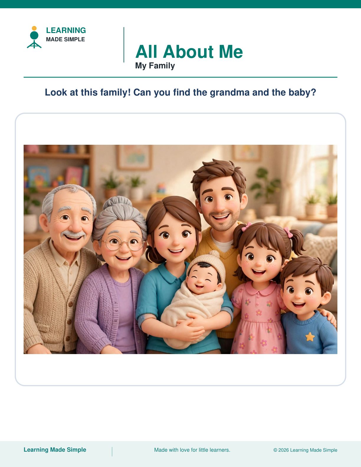 Preview of My Family from All About Me
